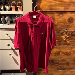 Lacoste Men's Deep Red Polo Shirt